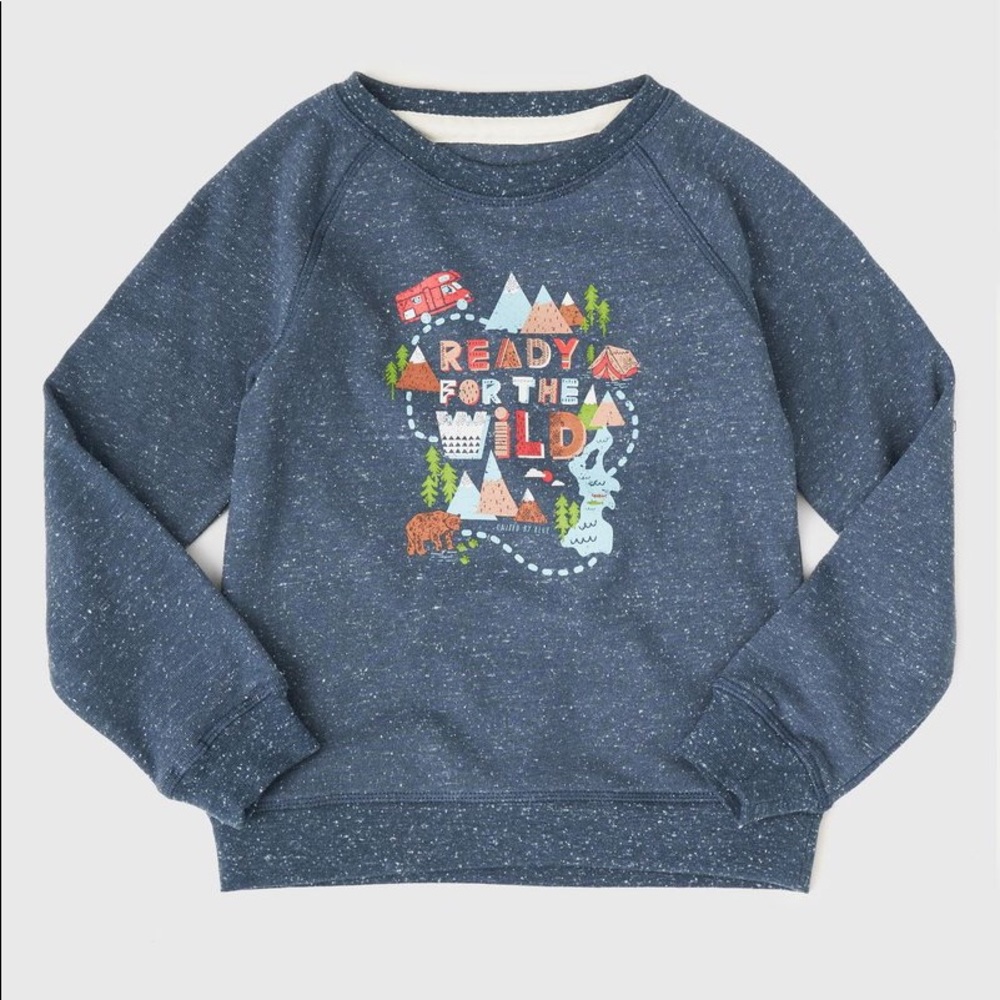 Youth Ready for the Wild Graphic Pullover